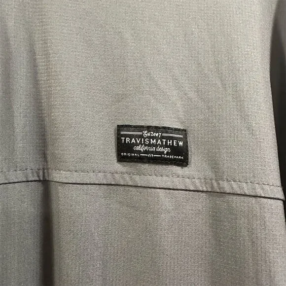Travis Mathew Men's Full Zip Hoodie Gray Size 2X Casual Sportswear jacket - Picture 2 of 4